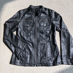 Vegan leather jacket